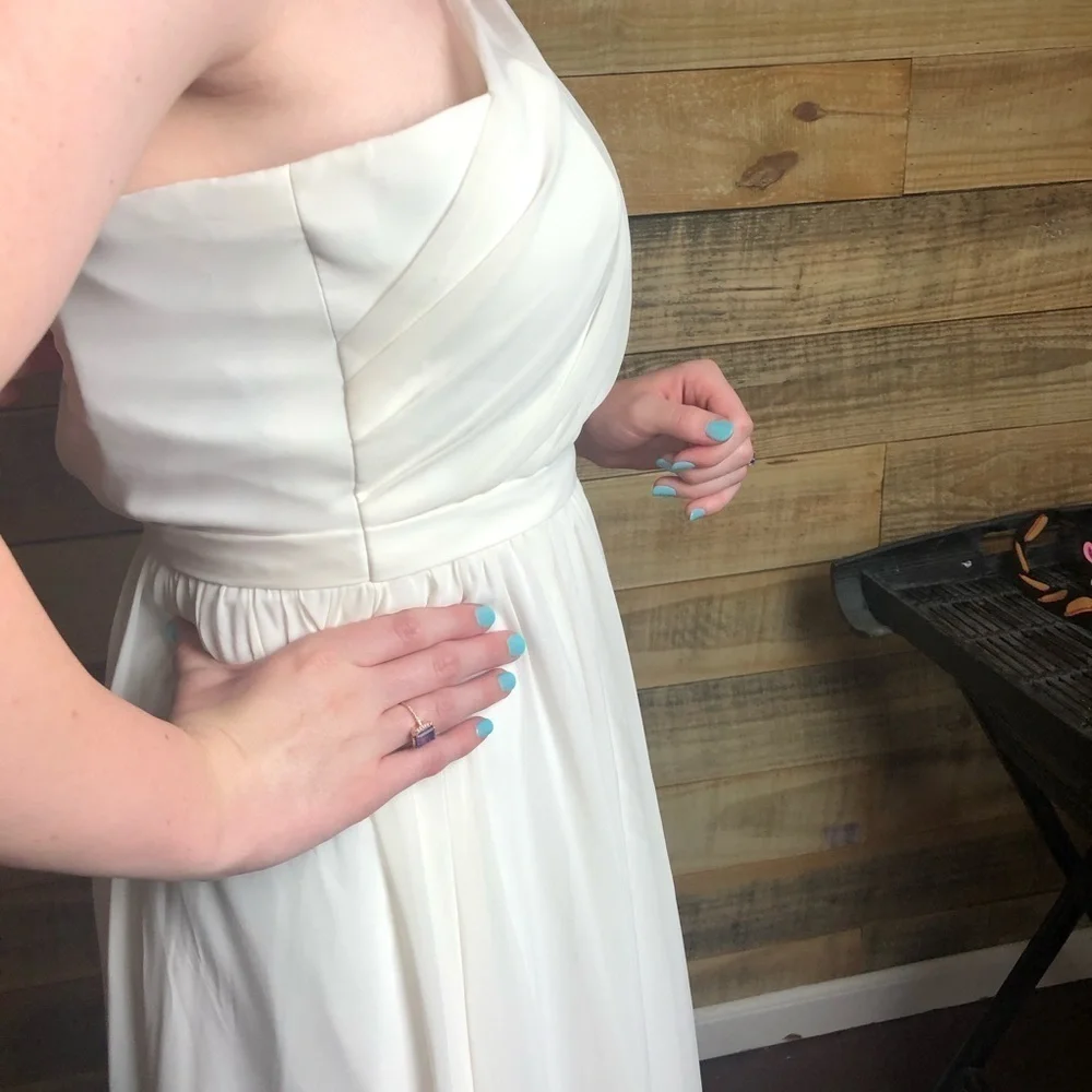 Alfred Angelo, toga style chiffon dress - Picture 5 of 8